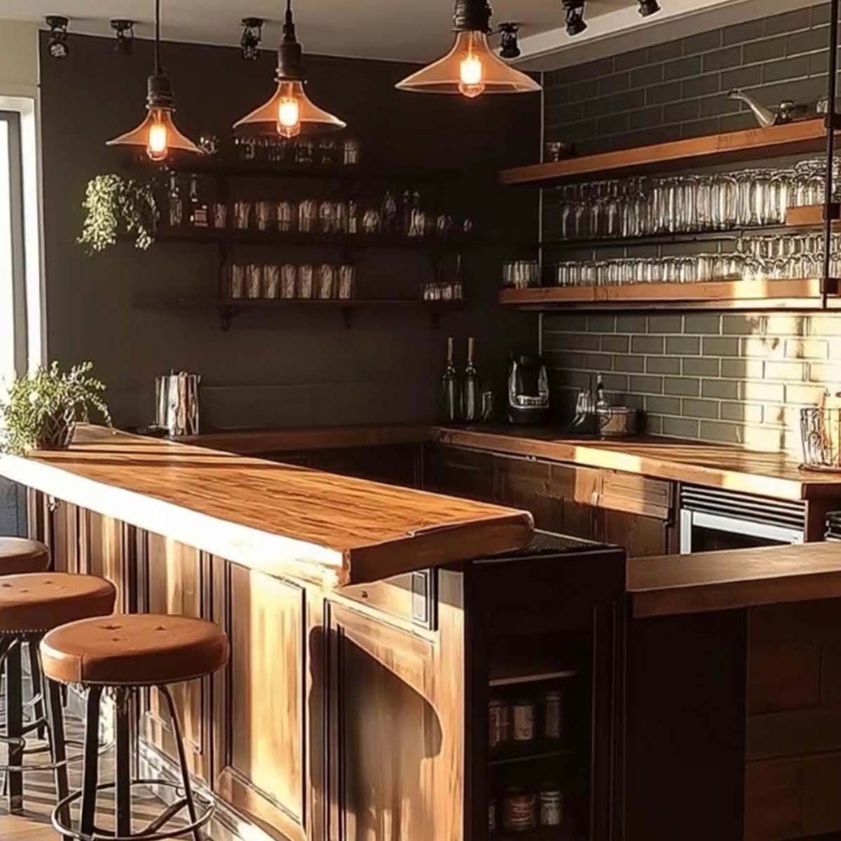 Comptoir à barre
