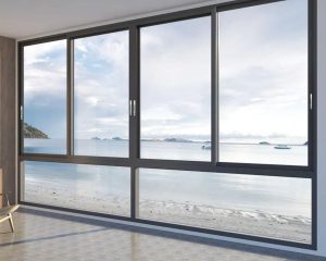 Fenêtres à battants coulissants en aluminium
