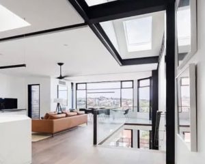 Windows à battants auvent pour la villa
