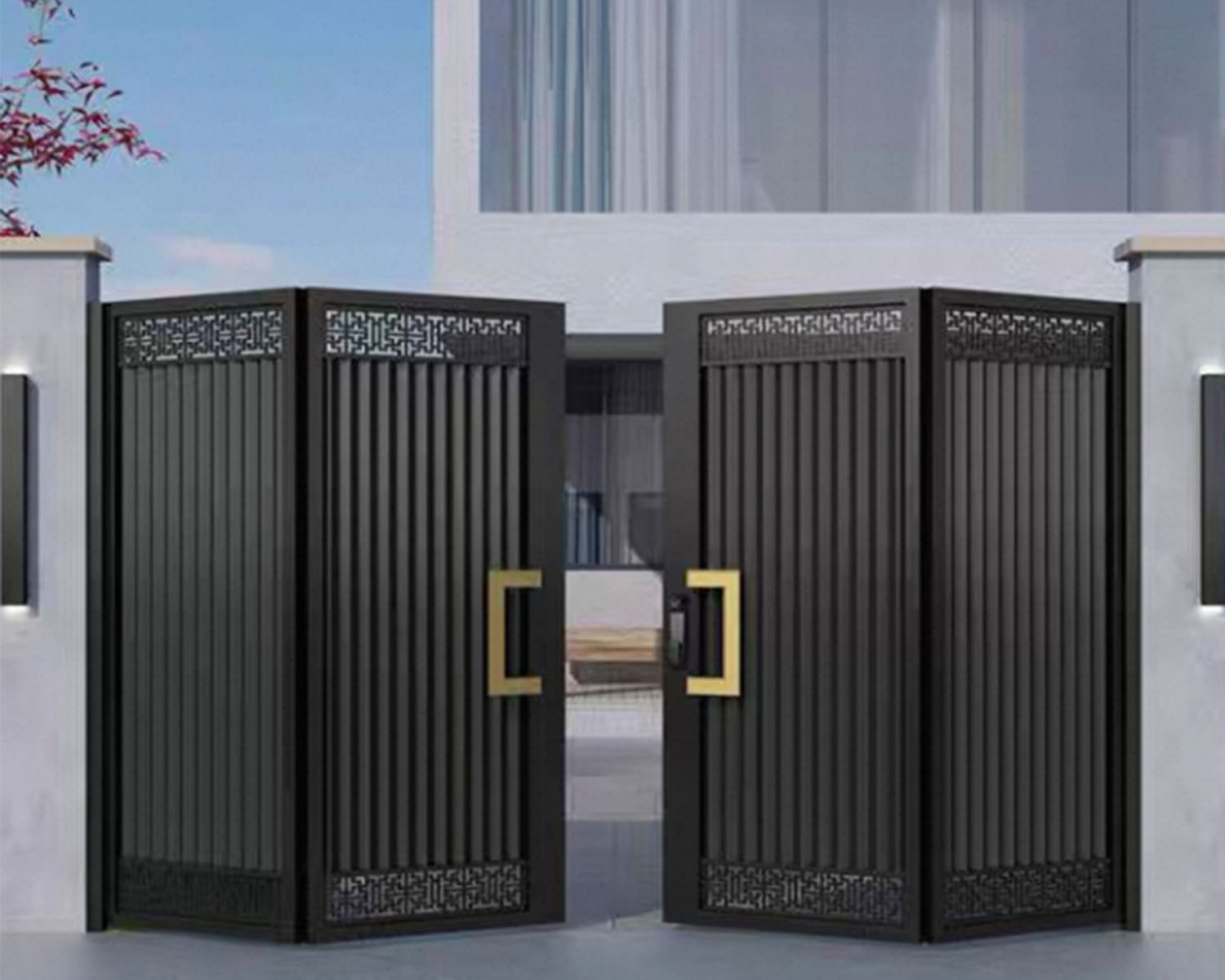 Points de patio bifold House moderne
