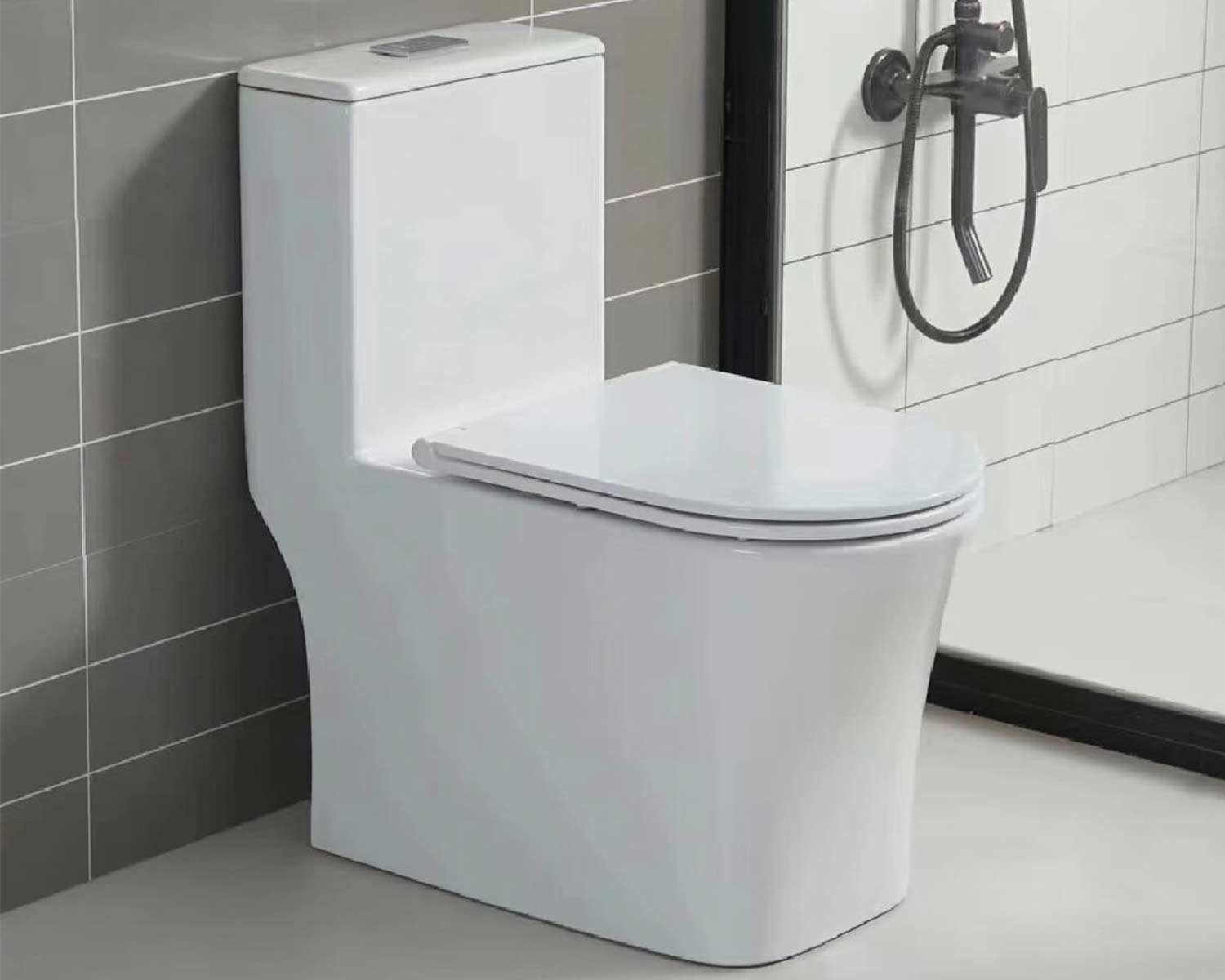 Toilettes d'angle
