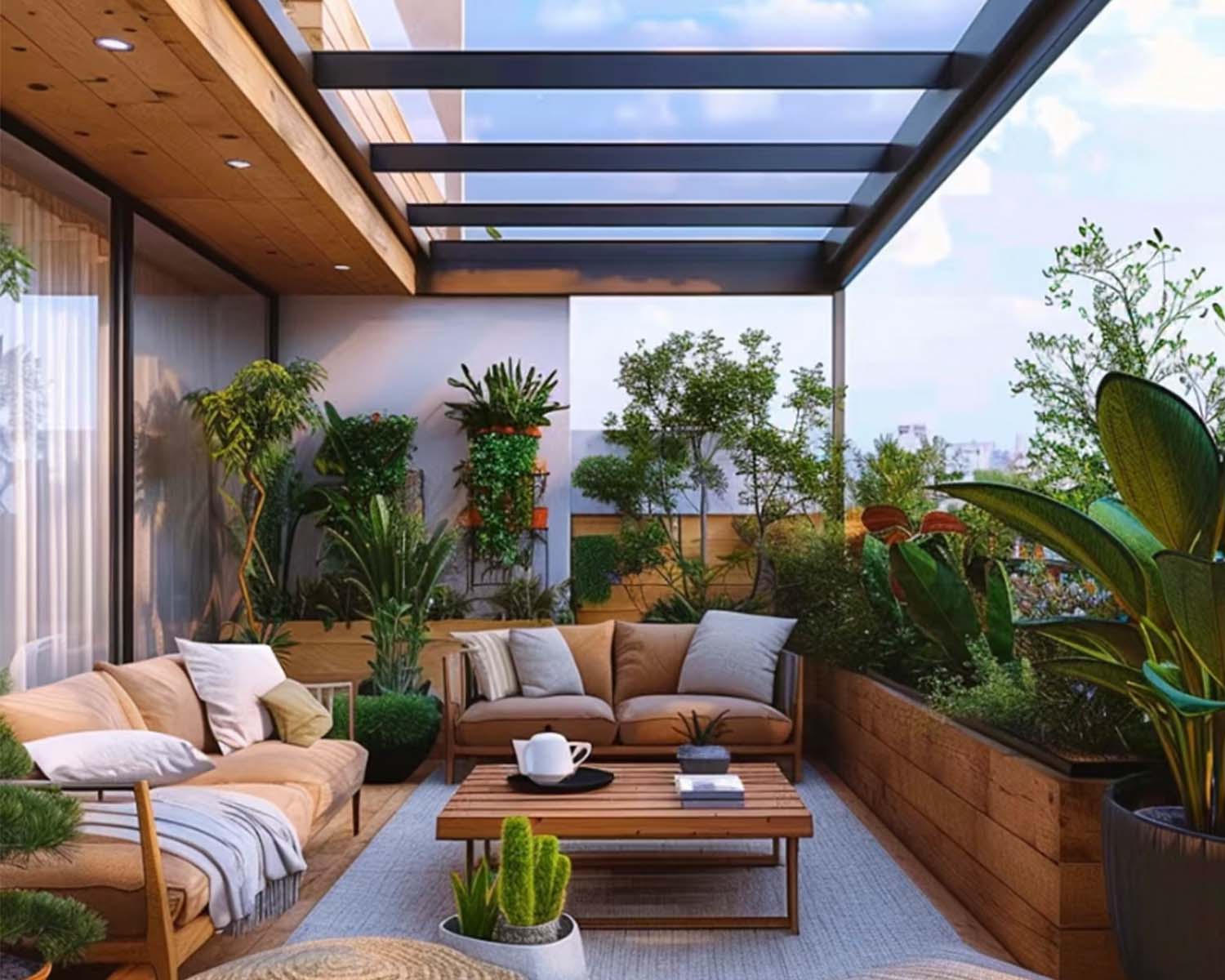 Garden Bay Windows for Villa