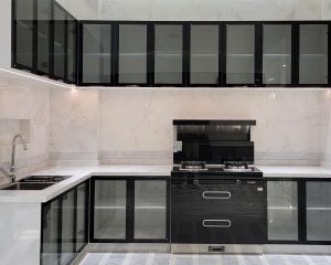 Insertos de vidrio para gabinetes de cocina