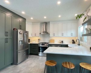 Armoires de cuisine MDF pour appartements