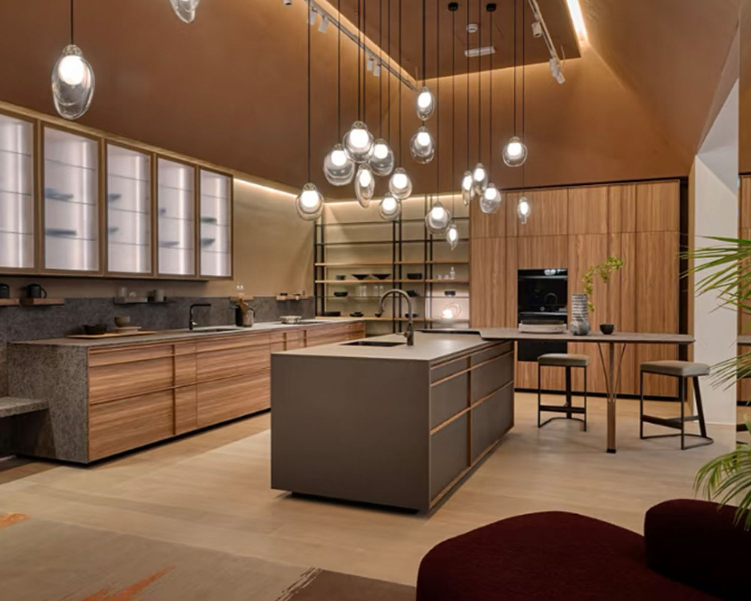Armoire de cuisine en érable