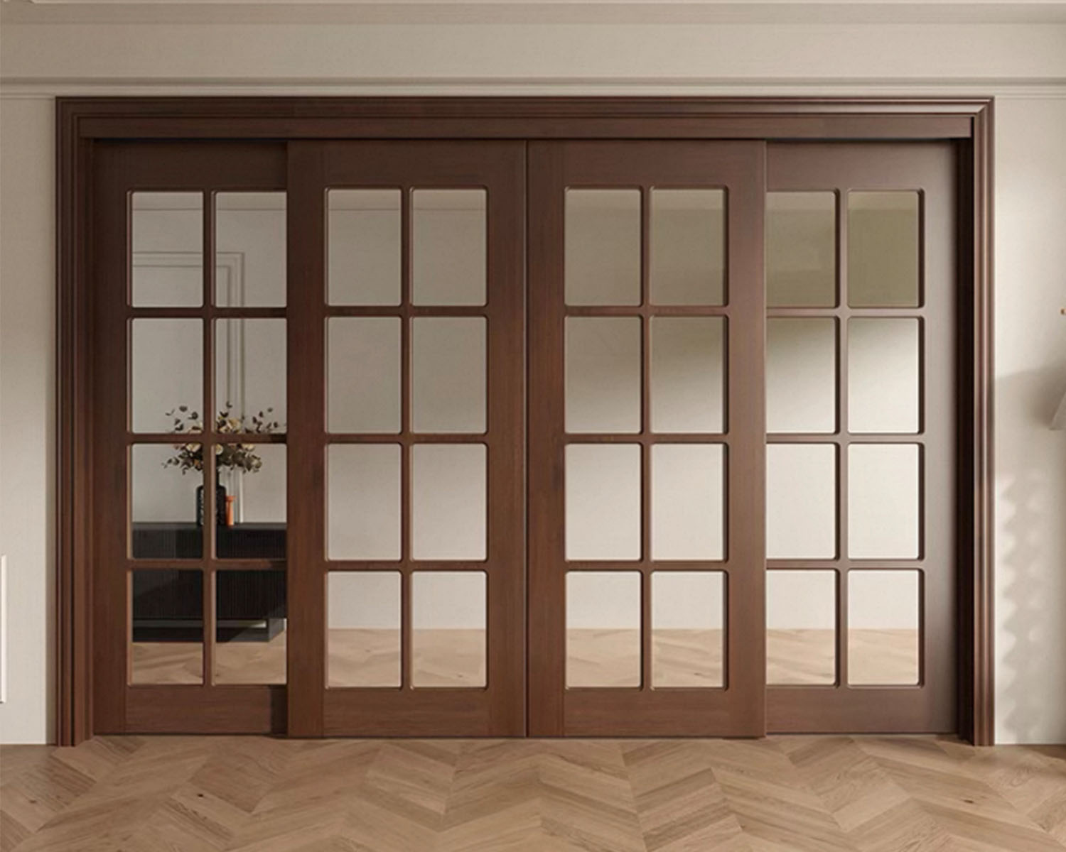 Puertas interiores modernas para villa