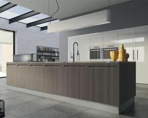 Кухонные шкафы из ПВХ для виллы