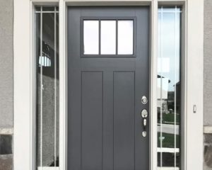 Porte rustique pour la villa