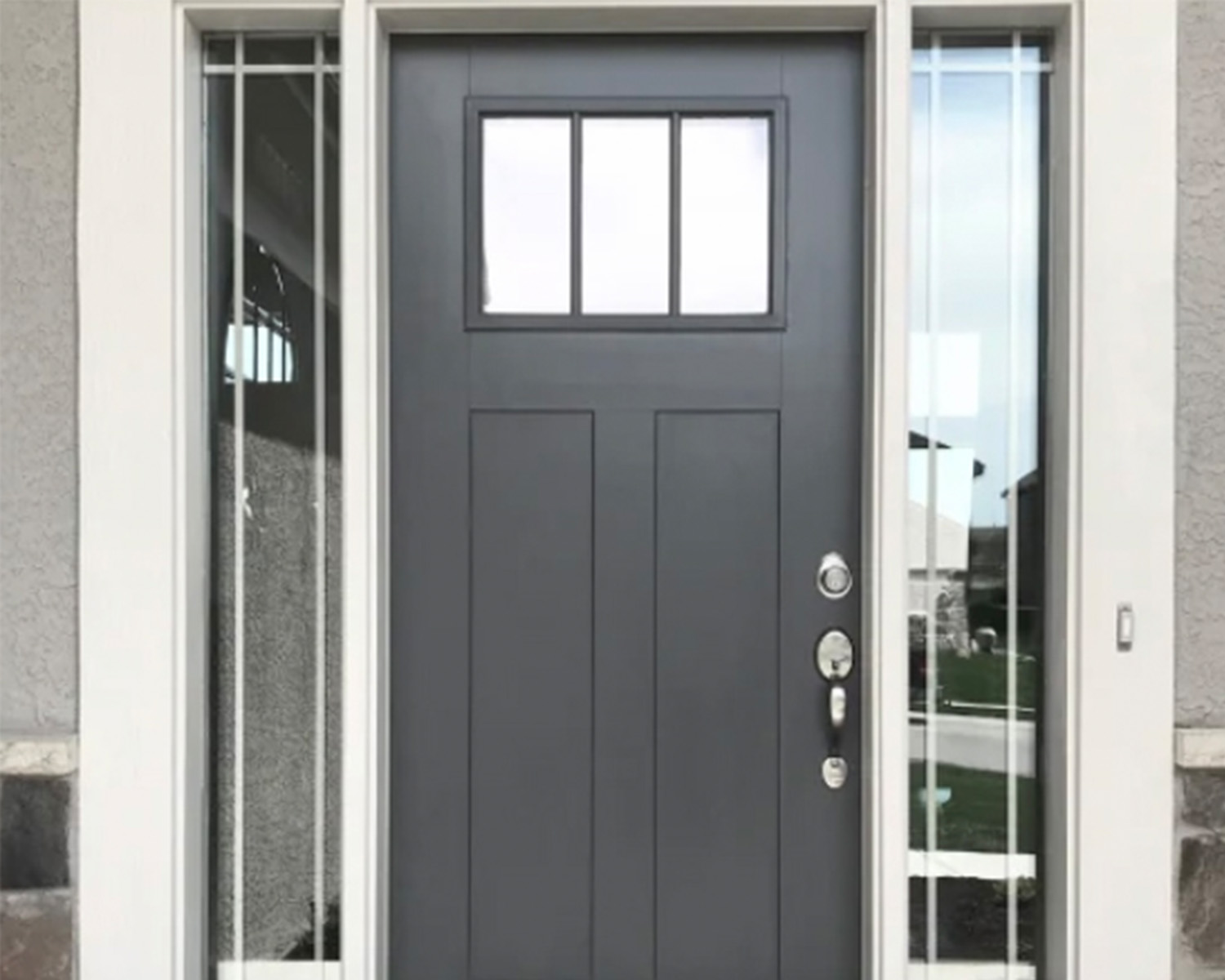Porte rustique pour la villa
