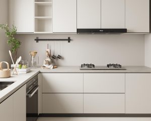 Armoires de cuisine MDF blanches