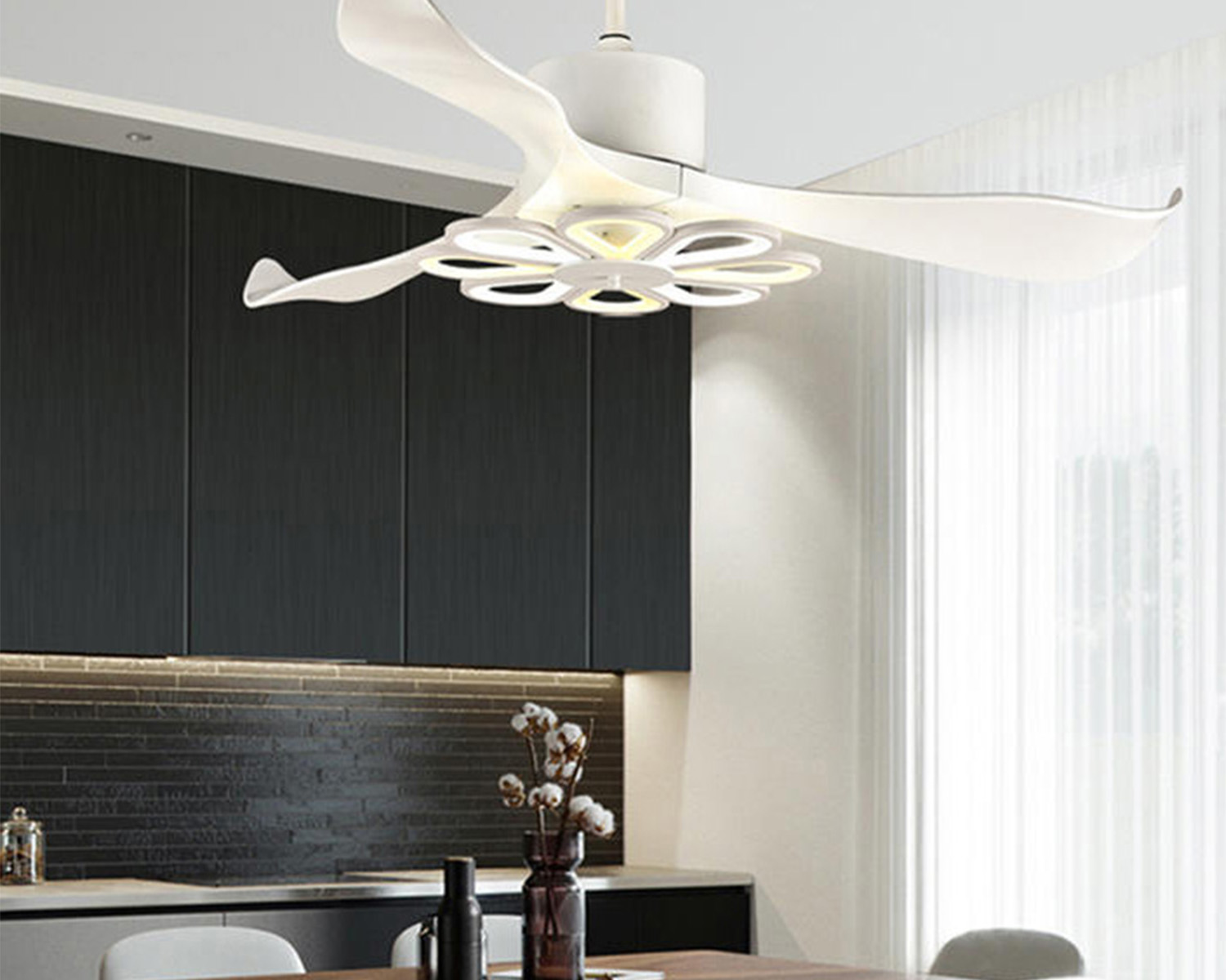 lampes plus ventilateurs de plafond