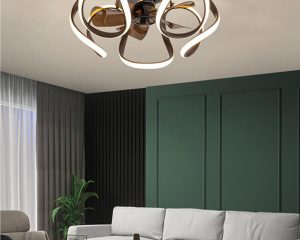 Lámparas más ventiladores de techo con luces