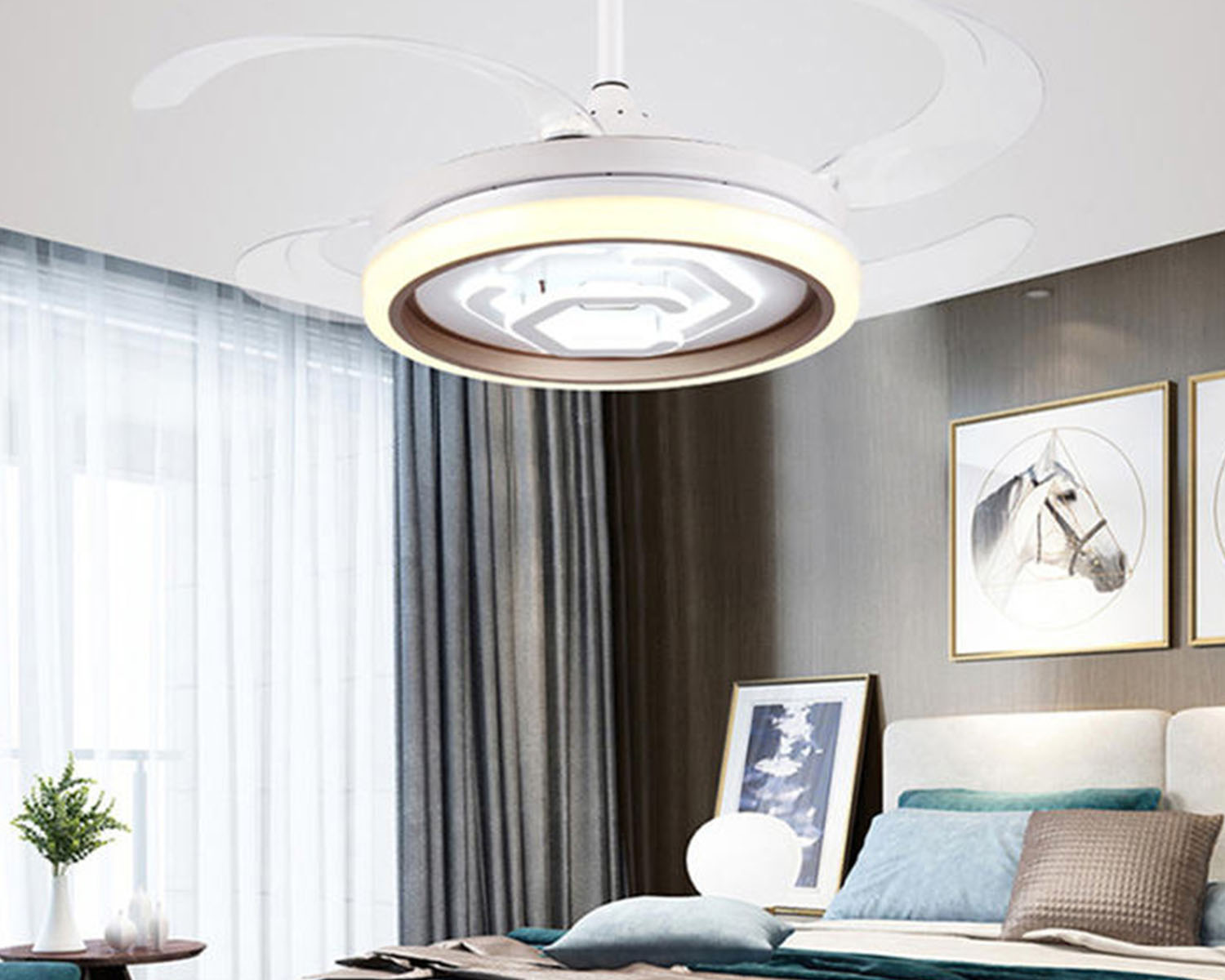 lampes plus ventilateurs de plafond