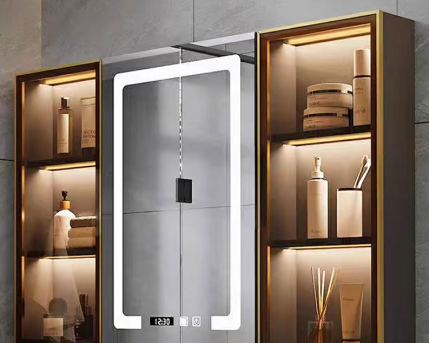 lampes plus miroirs