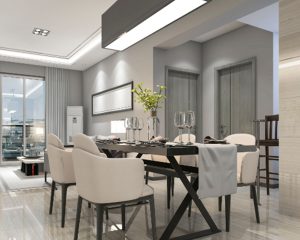 carreaux de calcaire pour l'appartement