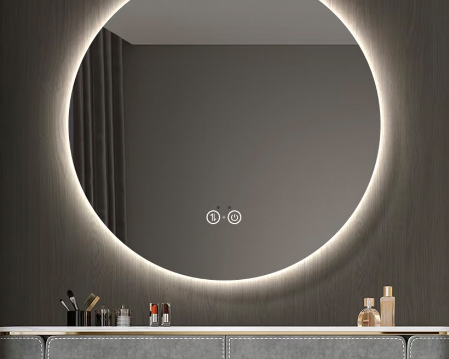 lampes de table en miroir