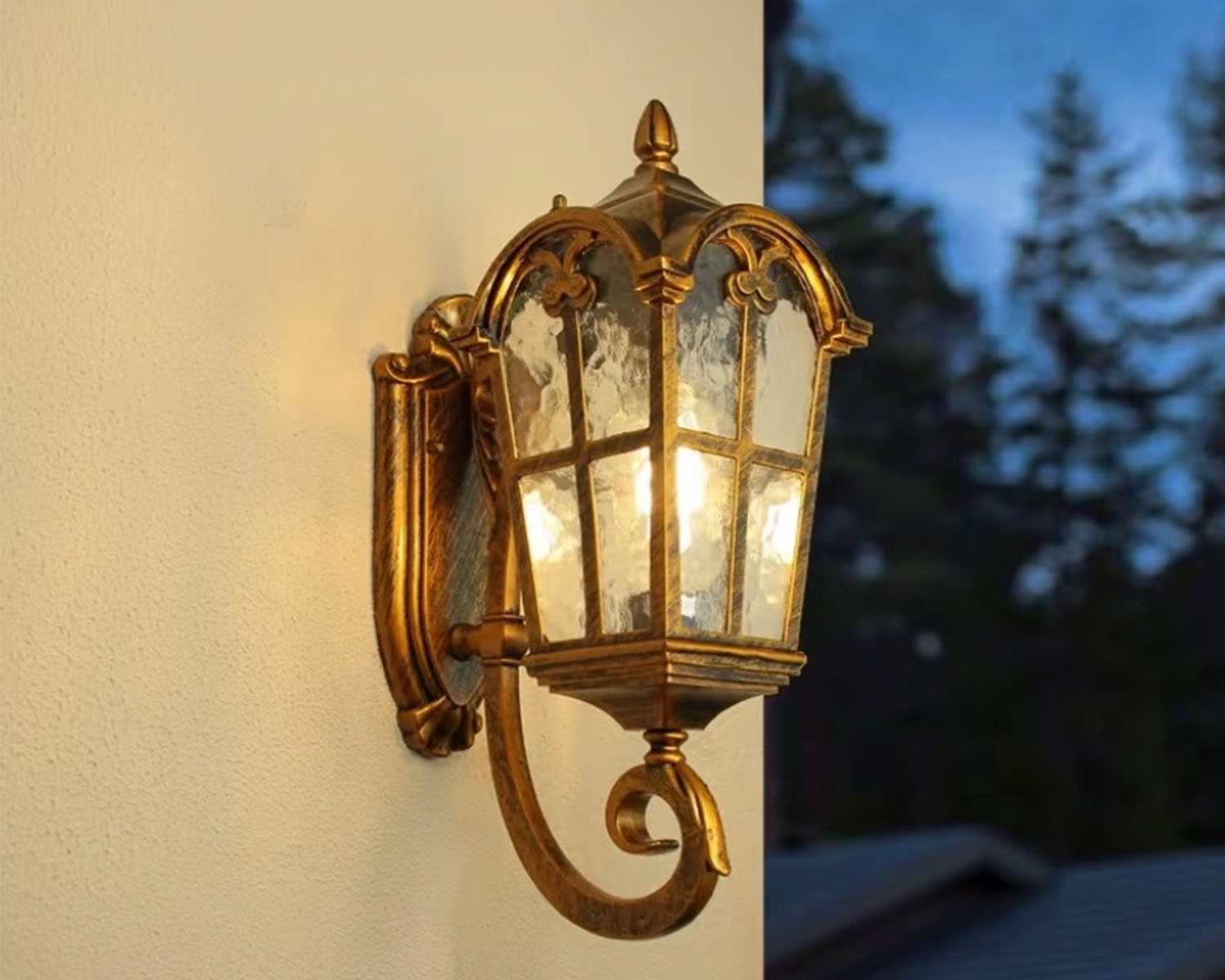 lumières de patio extérieur