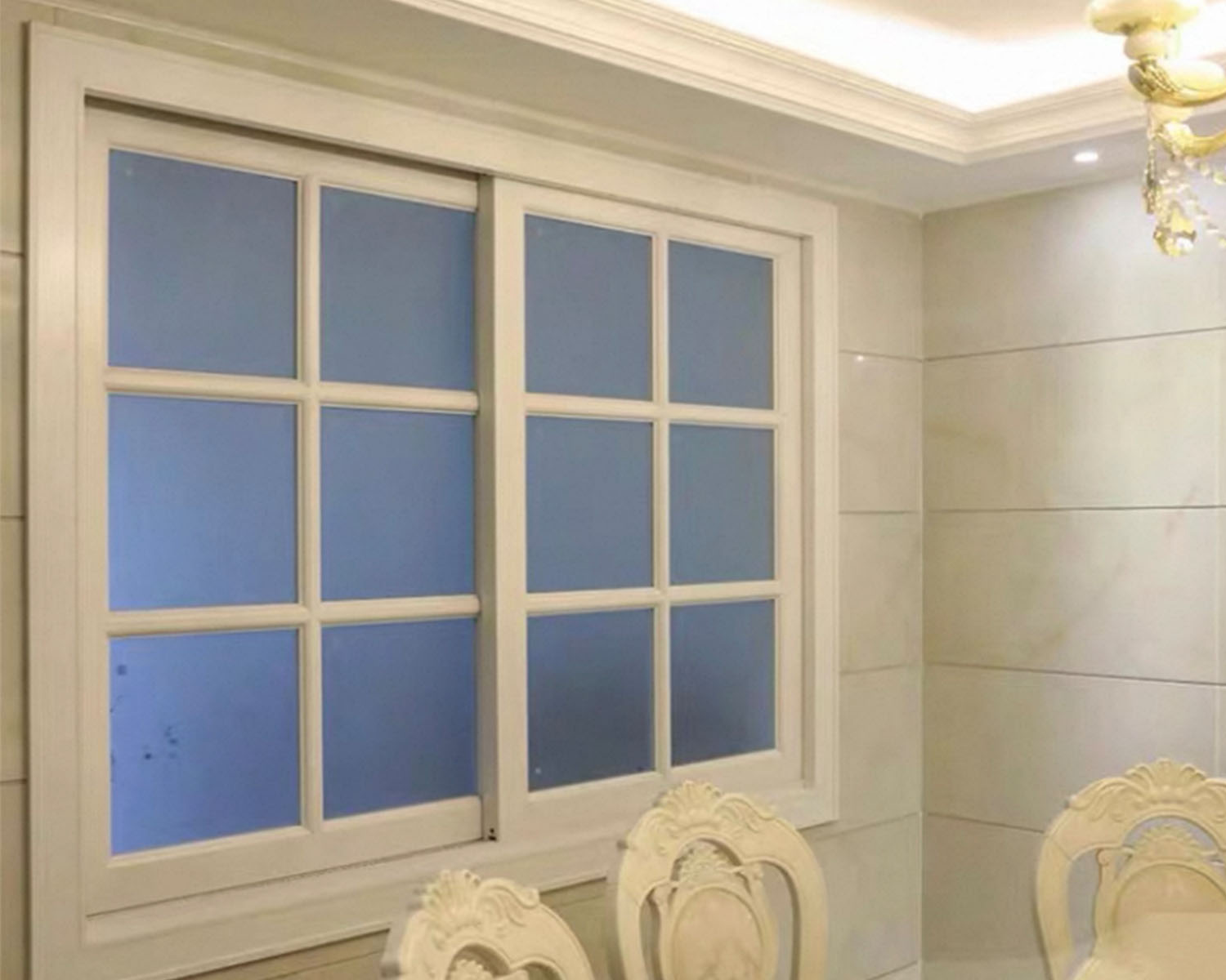 Fenêtre de la ceinture coulissante UPVC
