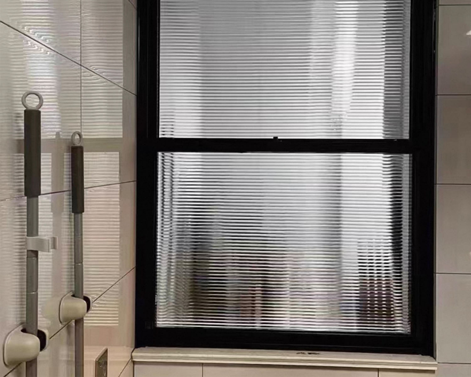 Windows de la ceinture coulissante verticale UPVC