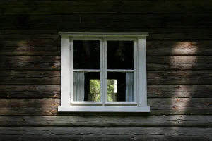 wood frame window