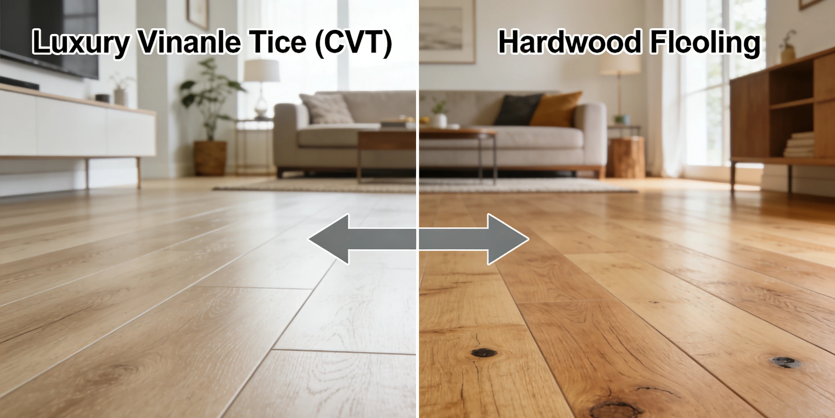 Luxury Vinyl Tile (LVT) vs. Hardwood Flooring: Which is the Best Investment for Your Modern Home?