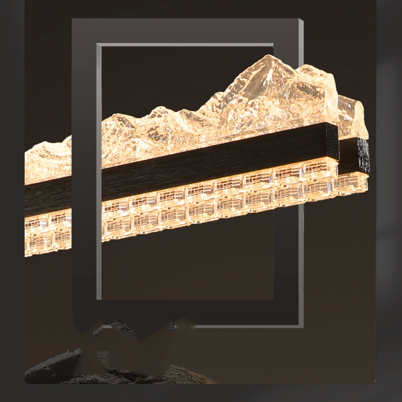 Ra>98 High CRI Modern Linear LED Pendant Light – 120cm Brushed Black Minimalism