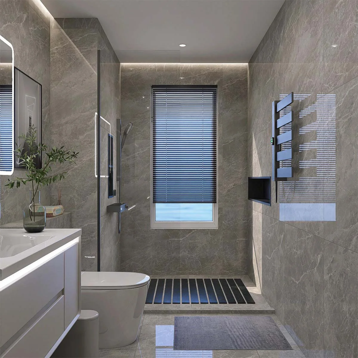 Bathroom wall tiles